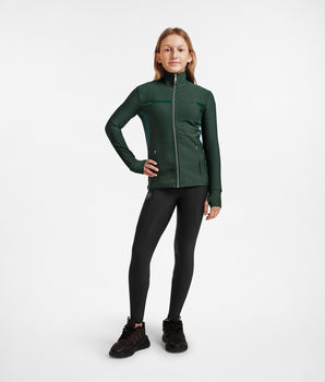 Signature Zip Lea Forest Green