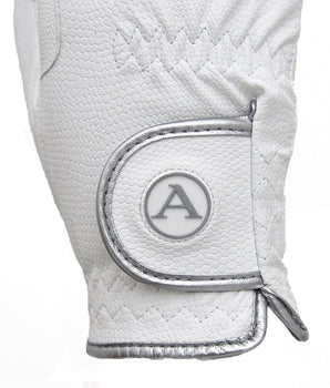 Astra riding gloves White/Silver