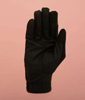 Alma lined riding gloves Black